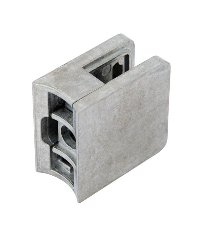 SUPORTE VIDRO 45X45/CURVO ZAMAK