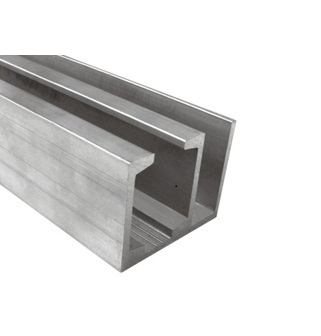 C8120 CALHA SIMPLES C/ SUPORTE DE VIDRO