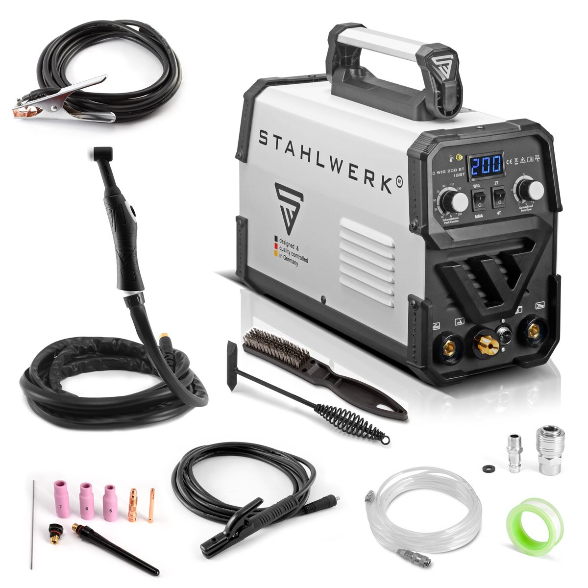 INVERTER TIG STAHLWERK  DC-HF 200 ST IGBT