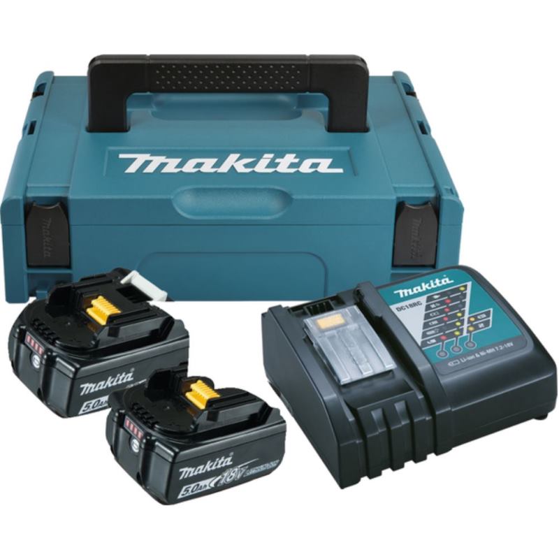 MAKITA (KIT BATERIA 18V+CARREGADOR+MAKPAC)
