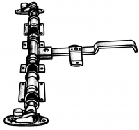 FECHO TIR INOX F15 C/ACESSÓRIOS