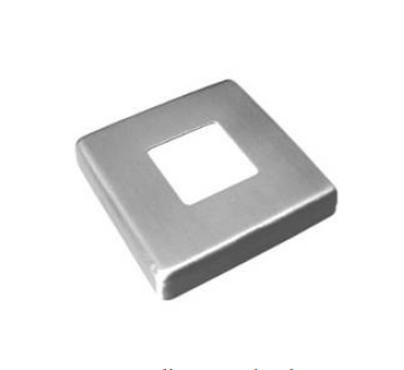 ESPELHOS QUADRADOS ECO P/POSTES INOX